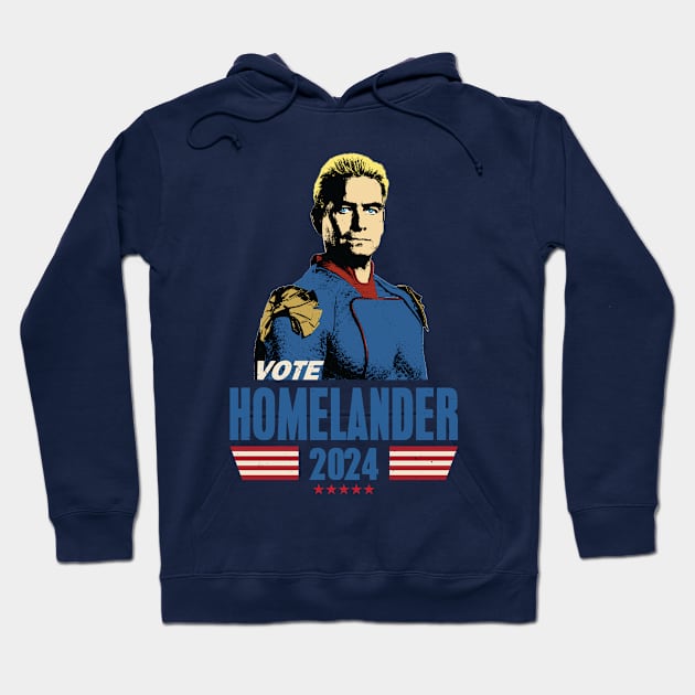 Vote for a Real Hero in 2024 US Election Hoodie by Daribo